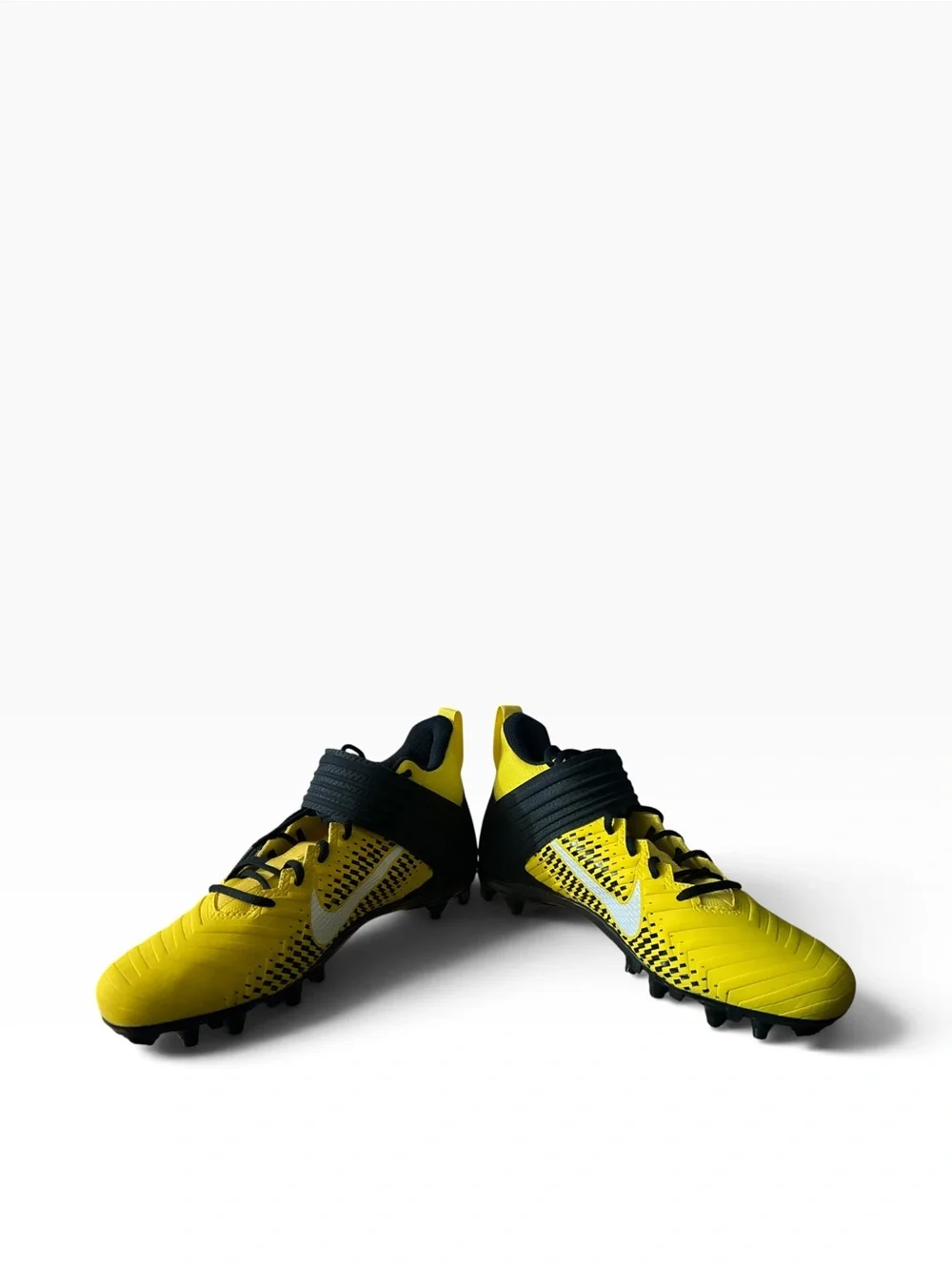 Nike Alpha Cleats in Neon Yellow and Black